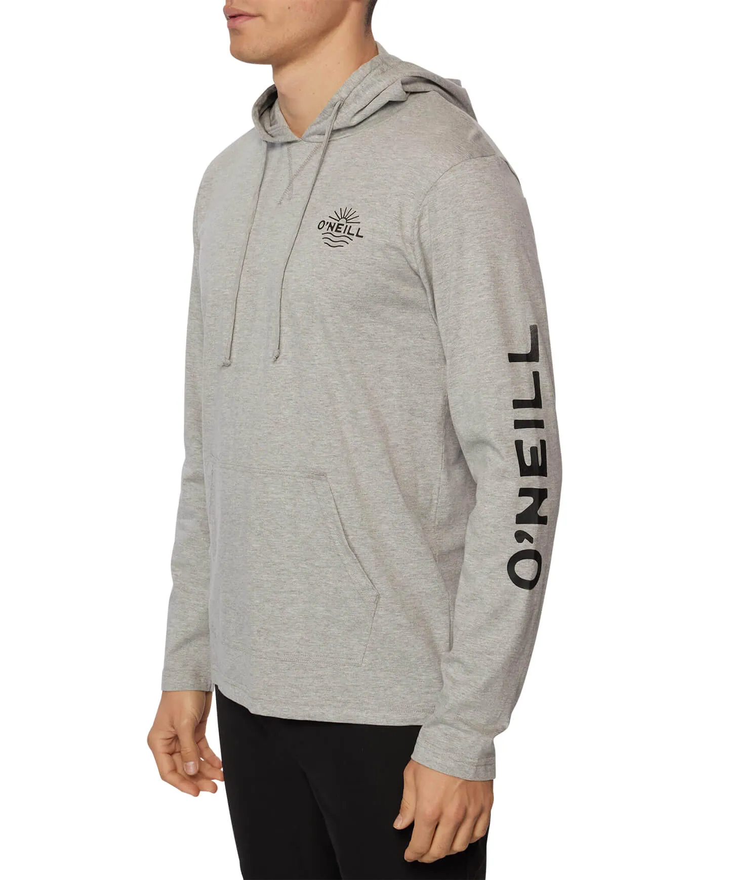 TRVLR Holm Snap Pullover Hoodie - Heather Grey