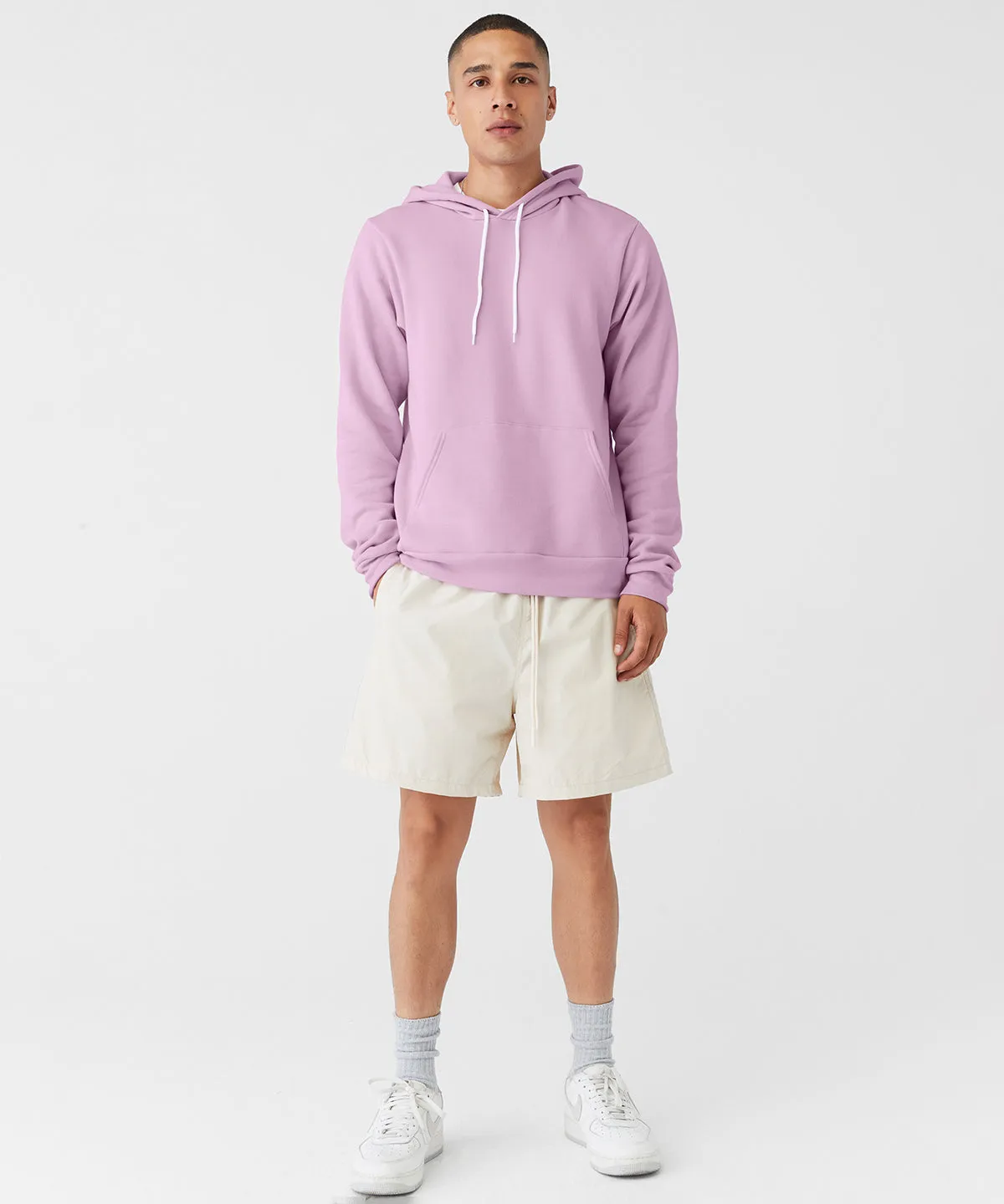 Unisex polycotton fleece pullover hoodie | Navy