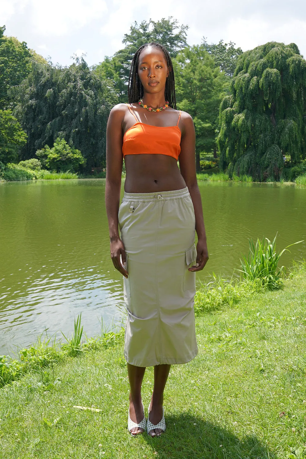 Vivetta - Cargo Skirt: Tan