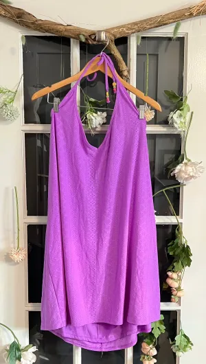 Wild Fable Purple Halter Tunic 3X