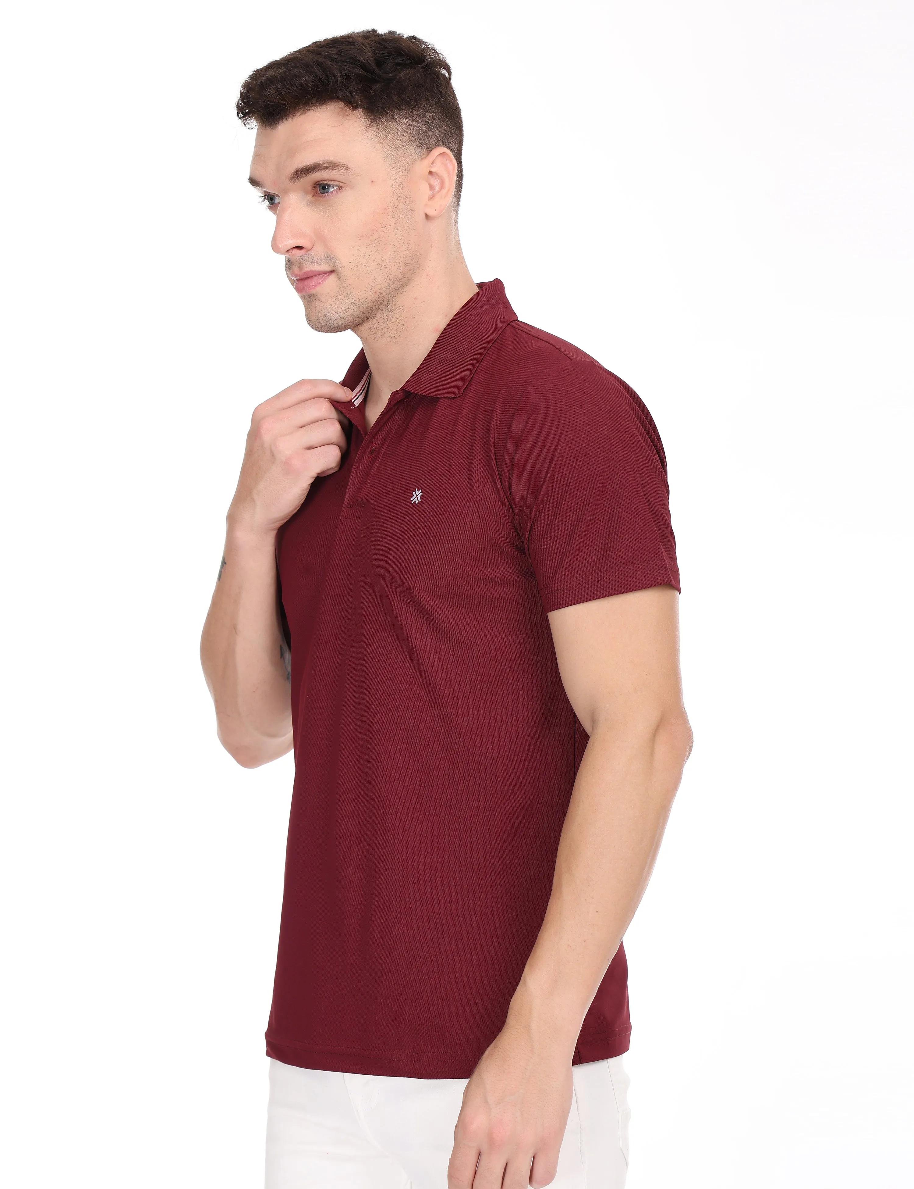 Zest Maroon Color T Shirt - 53005